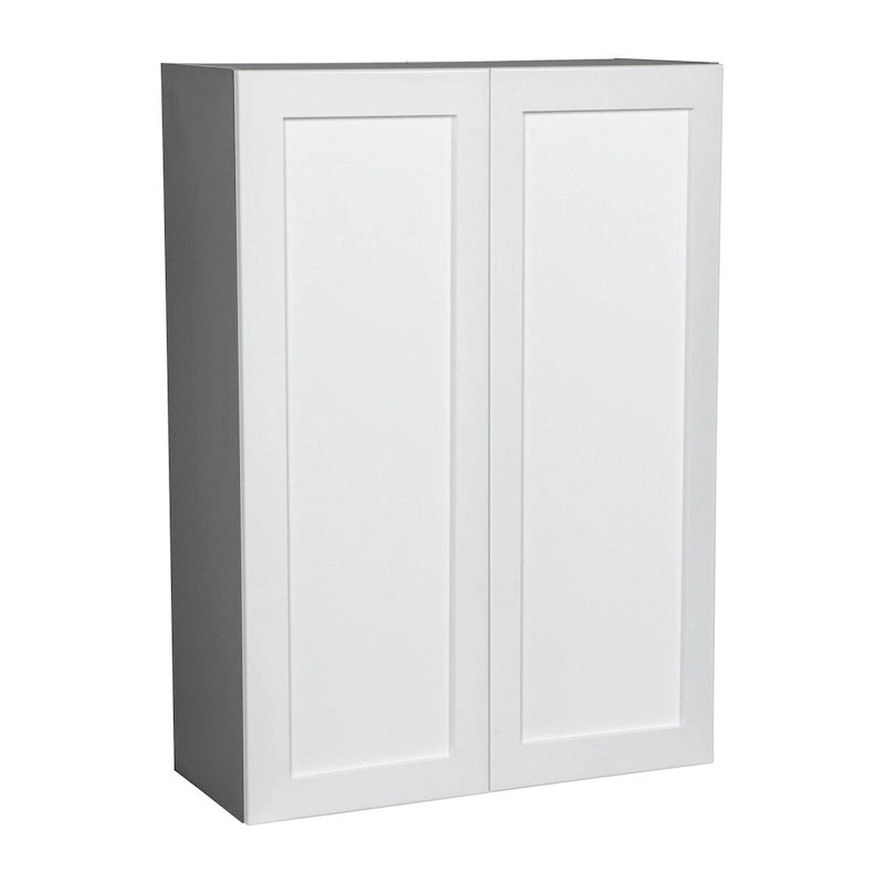 Armoire murale à double porte Panneau de style Shaker Blanc Crème Marron Noir Gris