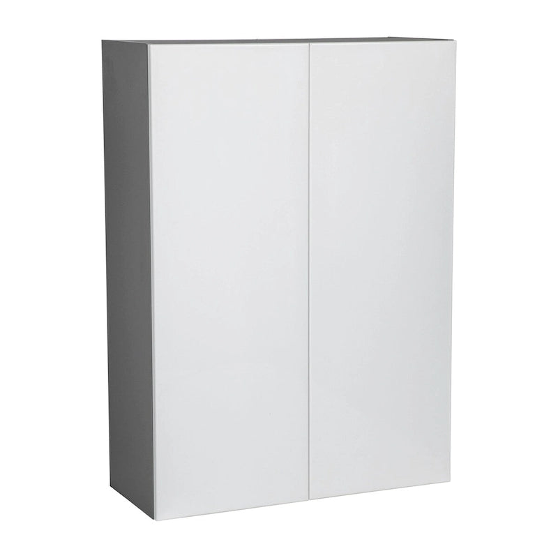 Double Door Wall Cabinet Shaker Style Panel White Off-white Brown Black Grey