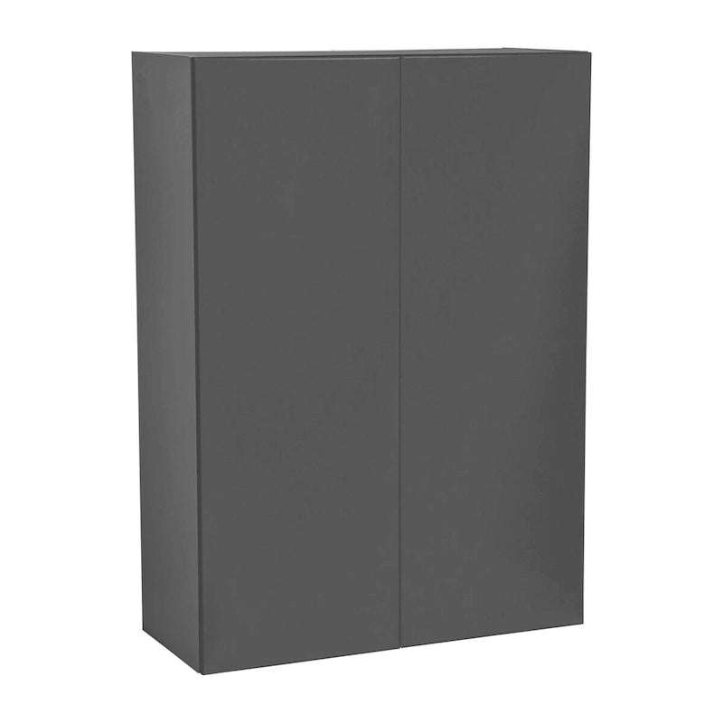 Armoire murale à double porte Panneau de style Shaker Blanc Crème Marron Noir Gris